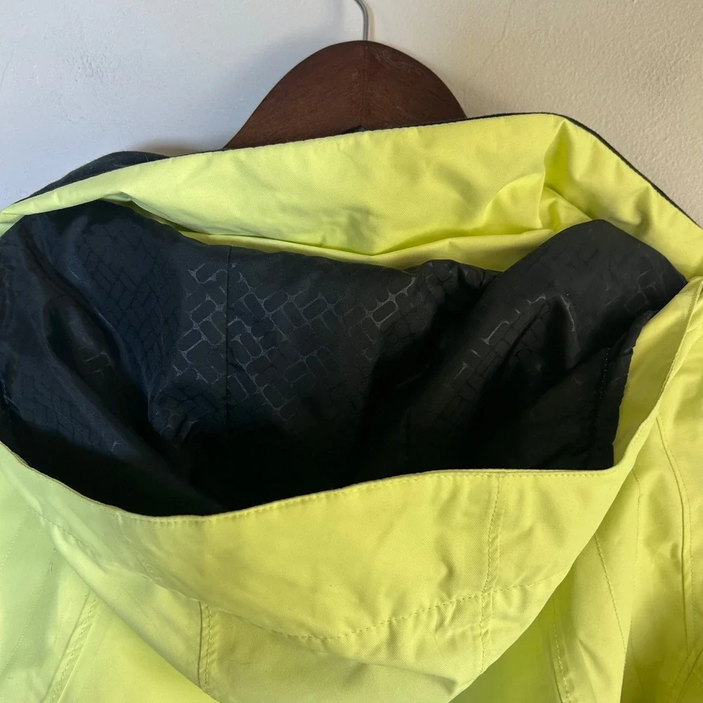 GUC Columbia Jacket‎ Interchange Size XL Neon Yellow Waterproof Ski Snowboard